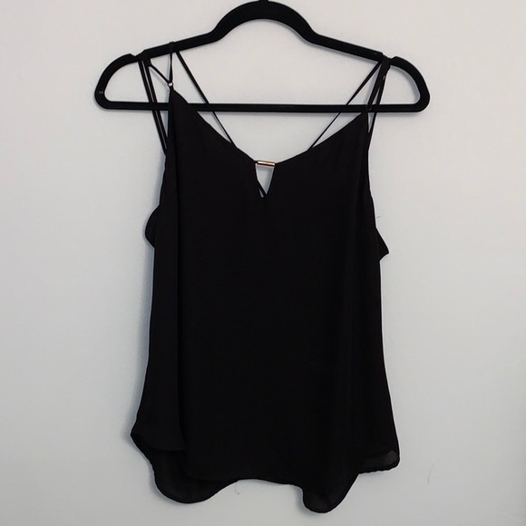 Black strappy embellished cami - Picture 2 of 4